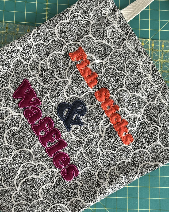 The “Hugs & Waffles” Custom Tote