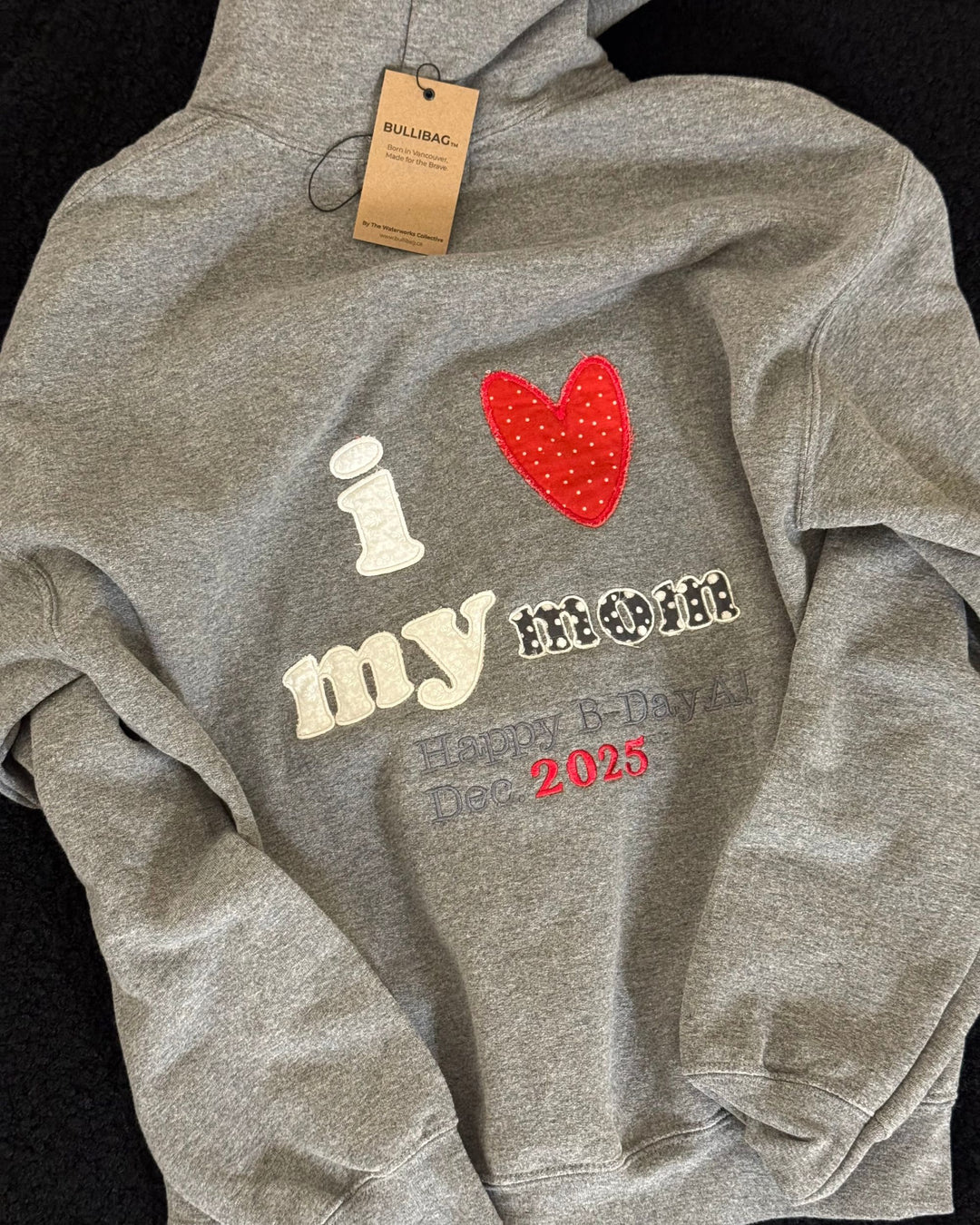 BULLIBAG | “I ❤️ My Mom” Personalized Hoodie