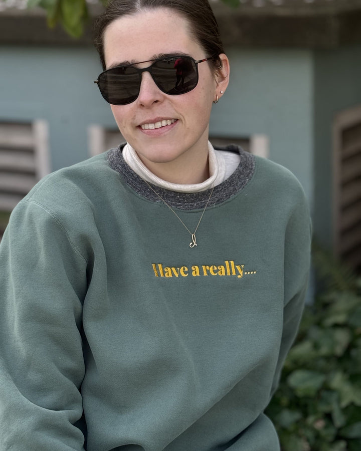 The Really Good Day Crewneck Sweater